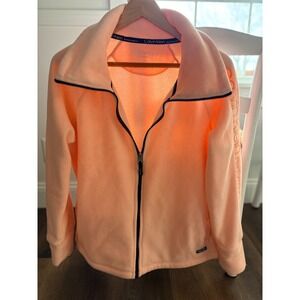 Calvin Klein Performance Women's Fleece Jacket – Pink Full Zip Size Large L